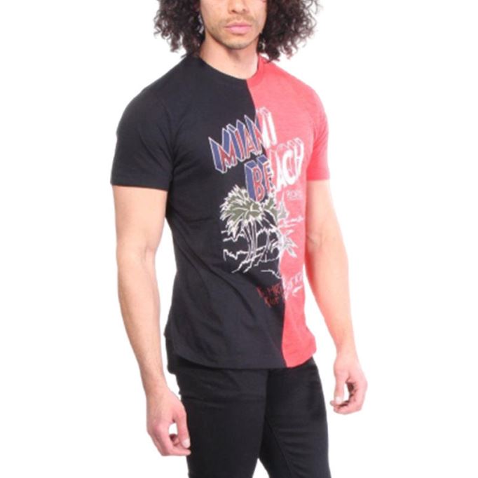 ディーゼル T ジョーン メンズ Tシャツ クルーネック グラフィック プリント カジュアル コットン サマーティー