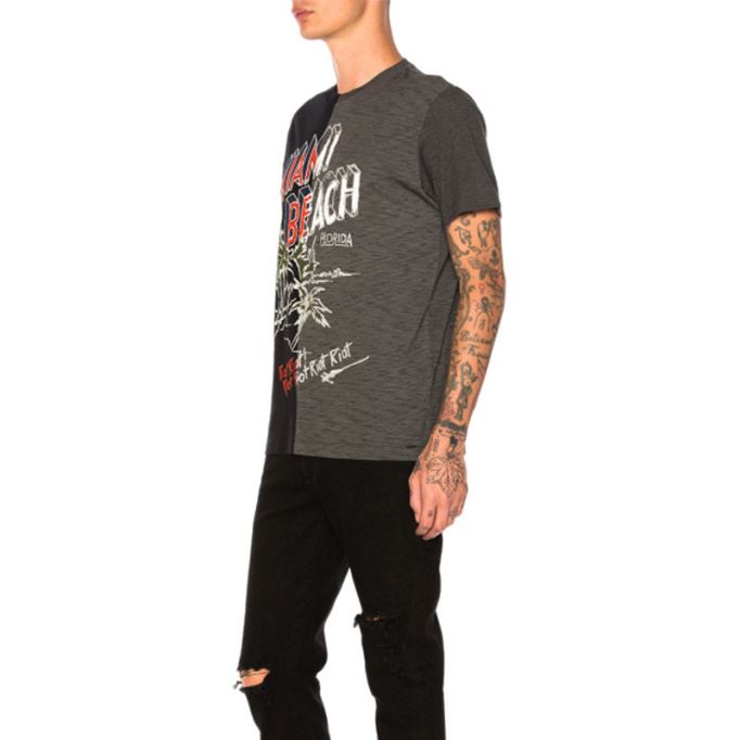 ディーゼル T ジョーン メンズ Tシャツ クルーネック グラフィック プリント カジュアル コットン サマーティー