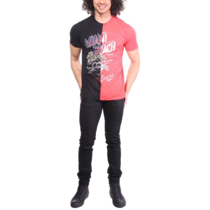 ディーゼル T ジョーン メンズ Tシャツ クルーネック グラフィック プリント カジュアル コットン サマーティー