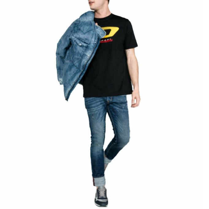 T Just Y4 メンズ Tシャツ クルーネック 半袖 カジュアル コットン ティー ディーゼル