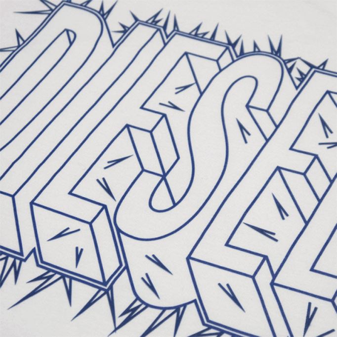 ディーゼル T ディエゴ Sl メンズ Tシャツ 半袖クルーネックカジュアルサマーコットン Tシャツ