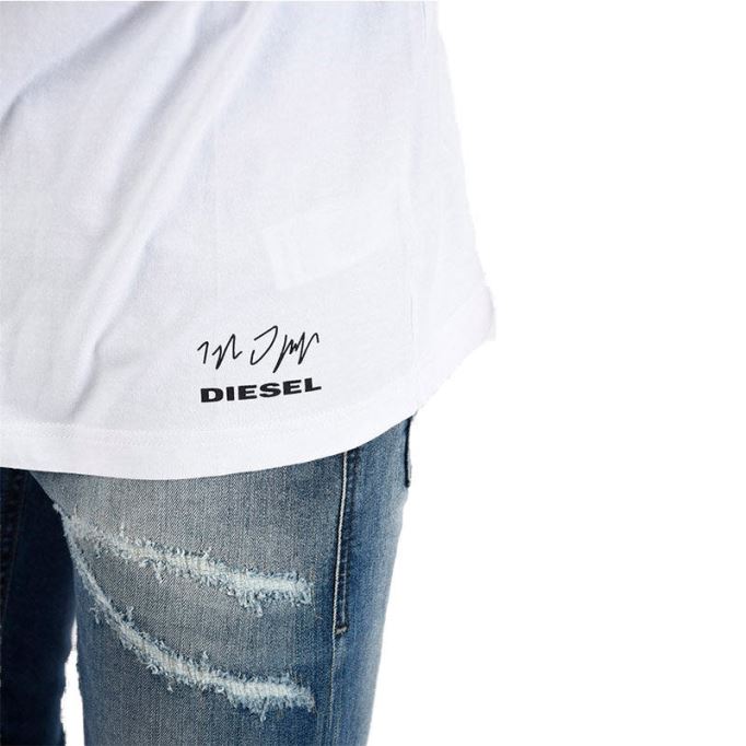 ディーゼル T ジャスト ソー メンズ Tシャツ 半袖 クルーネック カジュアル サマー コットン ティー