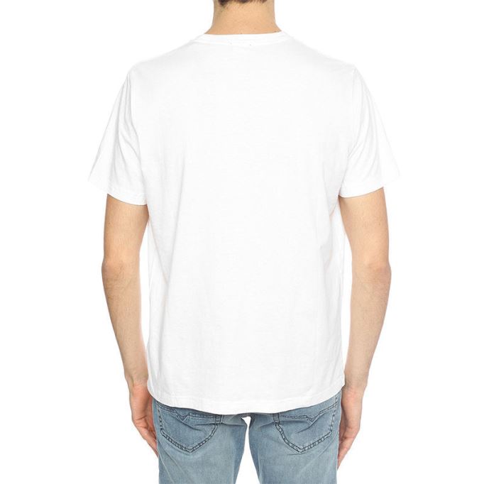 ブラック/ホワイト T ジョー Sc メンズ Tシャツ クルーネック レギュラー スリムフィット カジュアル サマー コットン ティー ディーゼル