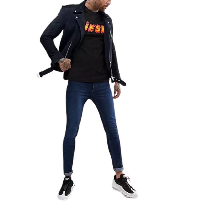 ディーゼル T ジャスト Sh メンズ Tシャツ クルーネック グラフィック プリント カジュアル サマー コットン ティー レッド/ブラック/ブルー