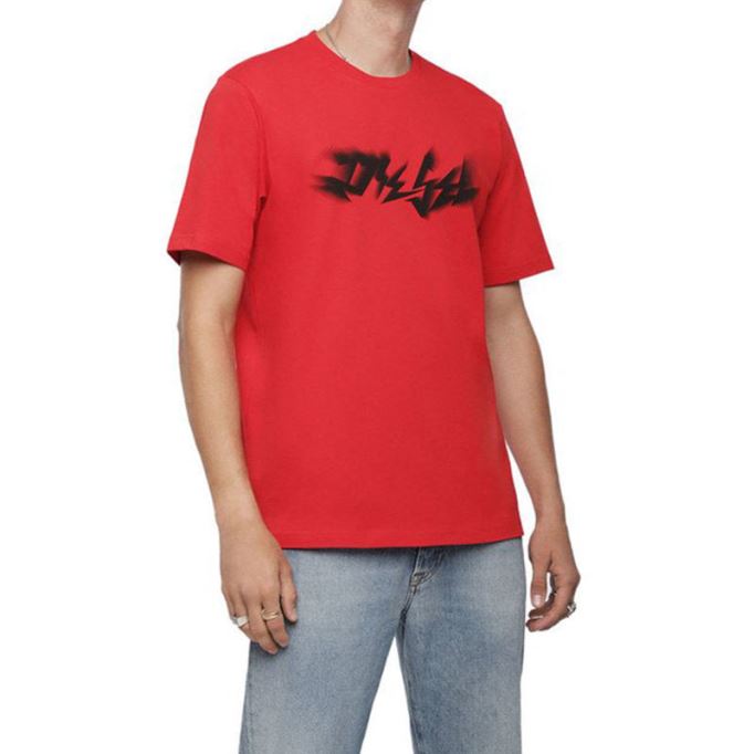 T Just Xk メンズ Tシャツ 半袖 クルーネック カジュアル サマー コットンティー ディーゼルブルー/ミントグリーン/ダークグレー