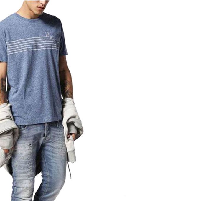 ディーゼル T ジョー Qf メンズ Tシャツ 半袖クルーネックカジュアルサマーコットン Tシャツ