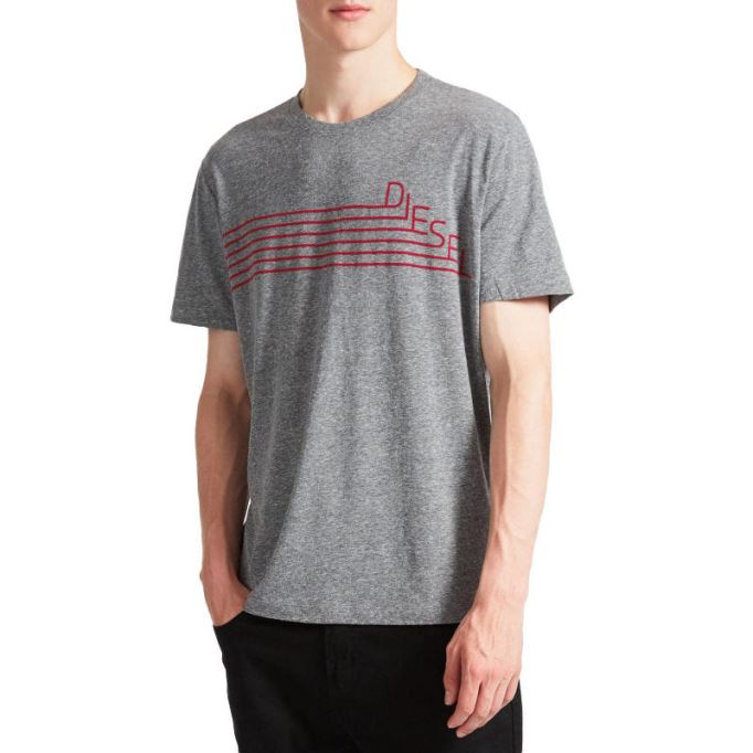 ディーゼル T ジョー Qf メンズ Tシャツ 半袖クルーネックカジュアルサマーコットン Tシャツ