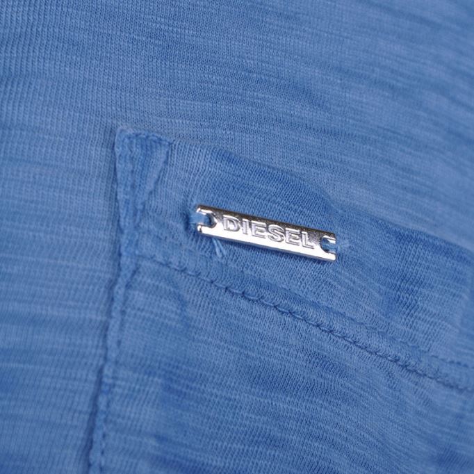 T 長めメンズ Tシャツ 半袖 クルーネック カジュアル サマー コットン Tシャツ ディーゼル