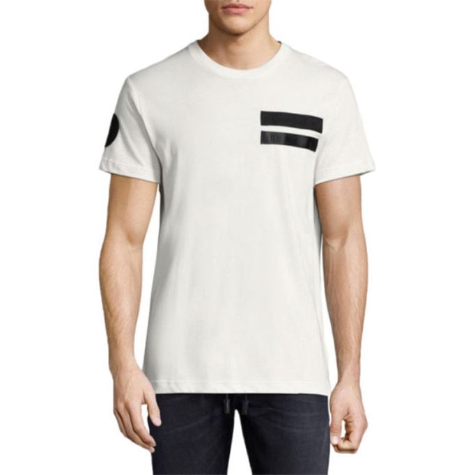 ブラック/ピンク ディーゼル T パトロール メンズ Tシャツ 半袖 クルーネック カジュアル サマー コットン ティー