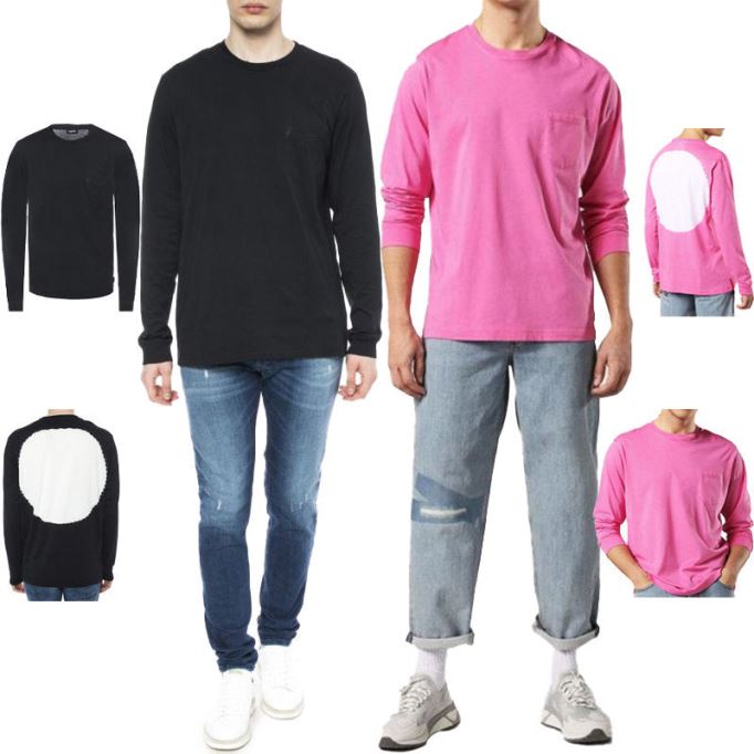 T Avon Ls メンズ Tシャツ 長袖 クルーネック カジュアル サマー コットン ティー ディーゼル