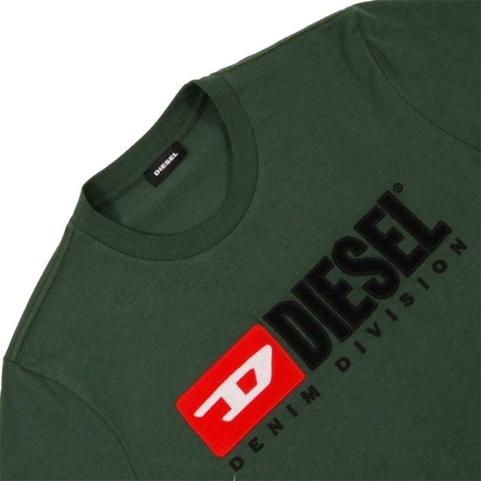ディーゼル T ジャスト ディ メンズ ビジョン Tシャツ 半袖 クルーネック カジュアル コットン ティー
