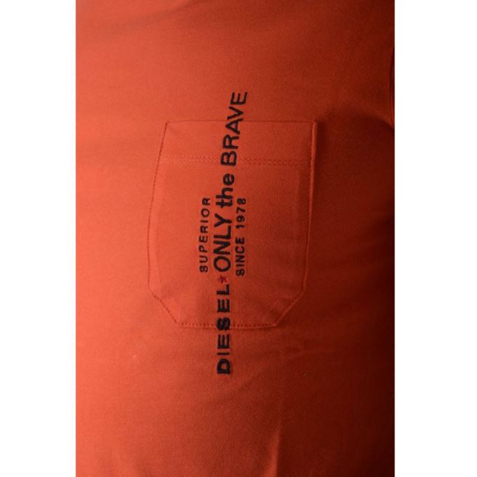 T ジャスト ポケット メンズ Tシャツ 半袖 クルーネック カジュアル ルーズフィット ディーゼル