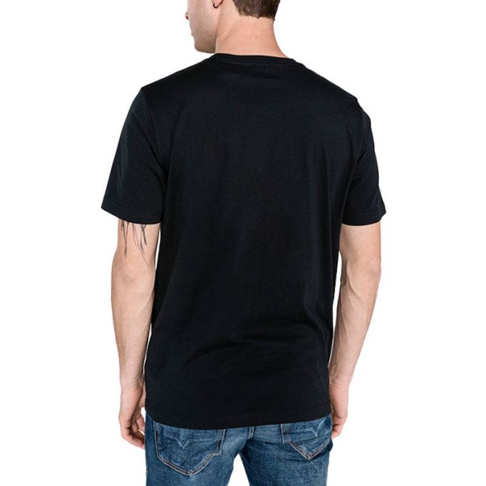 ディーゼル T ジャスト Y4 メンズ Tシャツ クルーネック 半袖 カジュアル ブラック コットン ティー