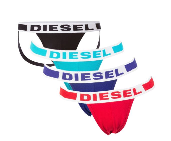 ブルー/ネイビー/レッド フレッシュ & ブライト アンバージョッキー メンズ ジョックストラップ Xs - Xxl モーダル コンフォート フィット ソング ディーゼル