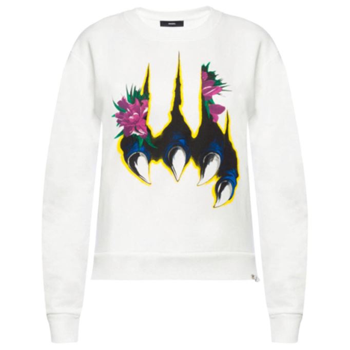 F フェルパ 0baps レディース トレーナー クルーネック レディース 冬 プルオーバー ジャンパー ディーゼル