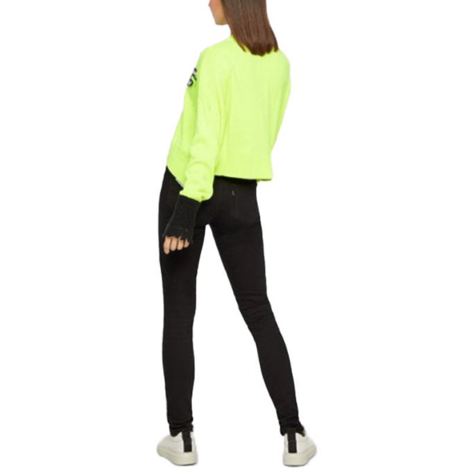 M Ticx レディース スウェットシャツ 長袖 レディース プルオーバー ウールニット グリーン ディーゼル