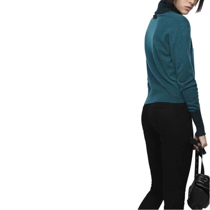 ディーゼルシャツ M ハクニー レディース スウェット ターネック カーディガン プルオーバー ジャンパー