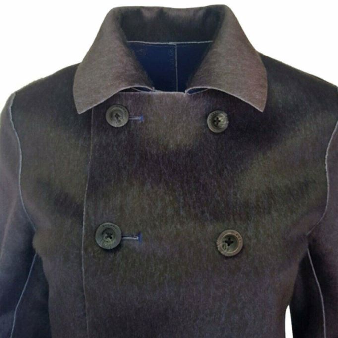 ディーゼル L ライラック レディース ジャケット ダブルブレストコート 冬用 リバーシブル オーバーコート