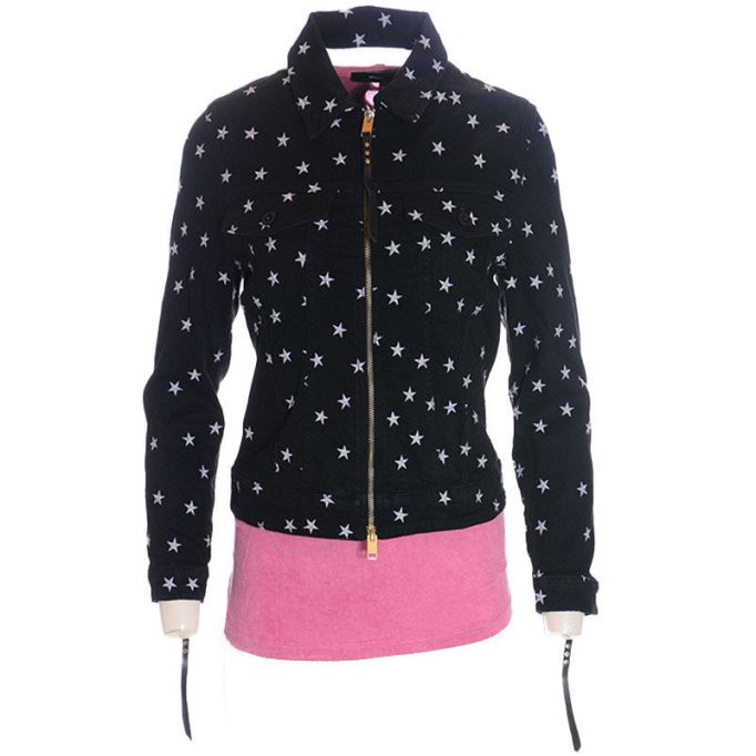 デロッキー レーザー ジャケット デニム デニム レーサー コート カジュアル バイカー ジャケット ディーゼル