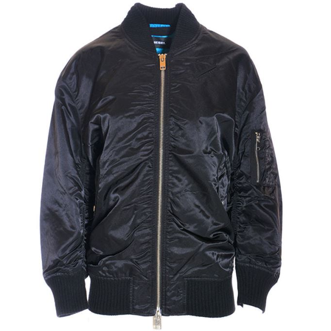 R クリスタ ボンバー ジャケット フルスリーブ キルティング アウター カジュアルコート ディーゼル