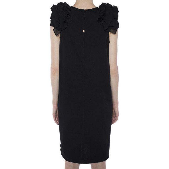 T Savah A レディース デニム ドレス カジュアル パーティー ボディコン レーヨン ビスコース ロング トップス ディーゼル