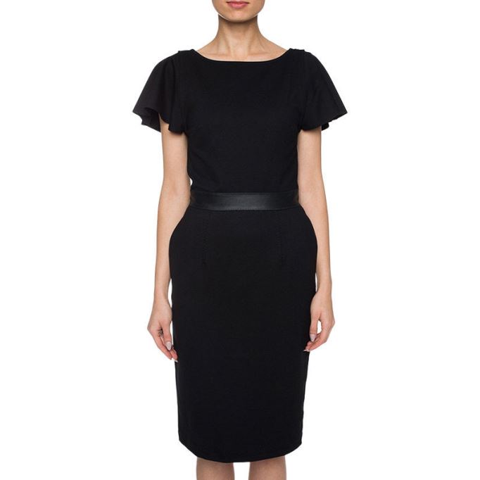 ディーゼル D ソナル ダイヤモンド カットアウト ディテール ドレス ダイヤモンド ラウンドネック 半袖ドレス