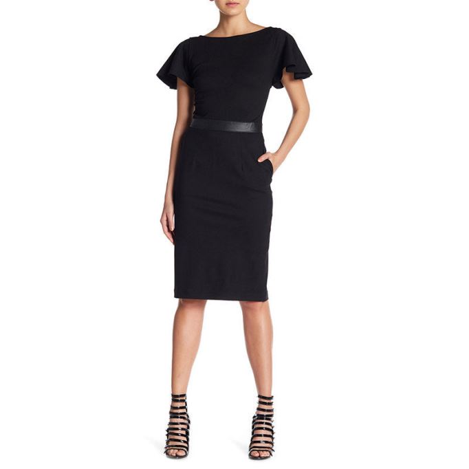 ディーゼル D ソナル ダイヤモンド カットアウト ディテール ドレス ダイヤモンド ラウンドネック 半袖ドレス