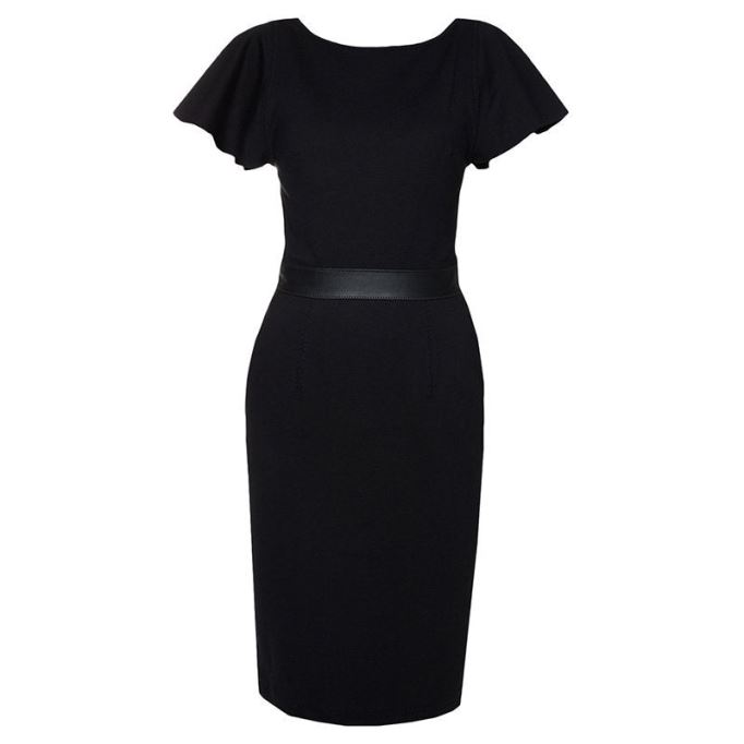 ディーゼル D ソナル ダイヤモンド カットアウト ディテール ドレス ダイヤモンド ラウンドネック 半袖ドレス