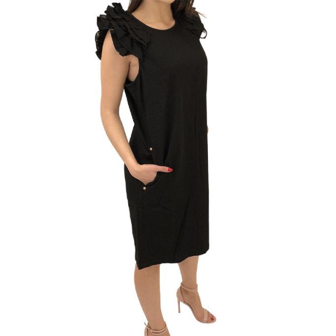 ディーゼル De Carys ドレス ラウンドネック ノースリーブ レギュラー フィット トップス オフィス ワーク