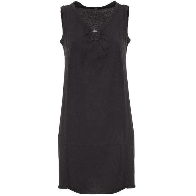 ディーゼル ディーズベル レディースドレス Vネック ロングドレス ノースリーブ レギュラー フィット カジュアル トップス