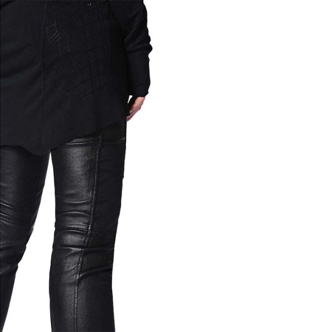 T チャール レディースドレス ラウンドネック ショートドレス 長袖 リラックスフィット トップス ディーゼル