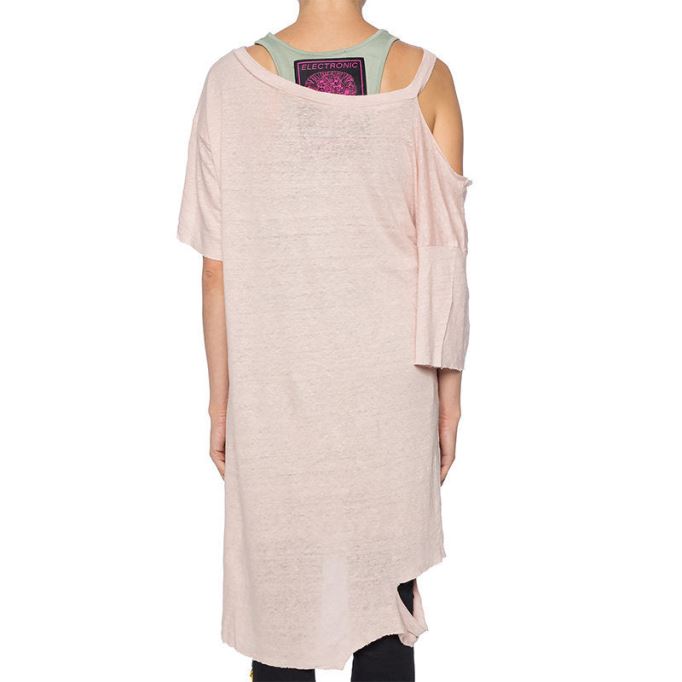 ディーゼル T エビータ ドレス ラウンドネック 半袖 レギュラー フィット カジュアル トップス