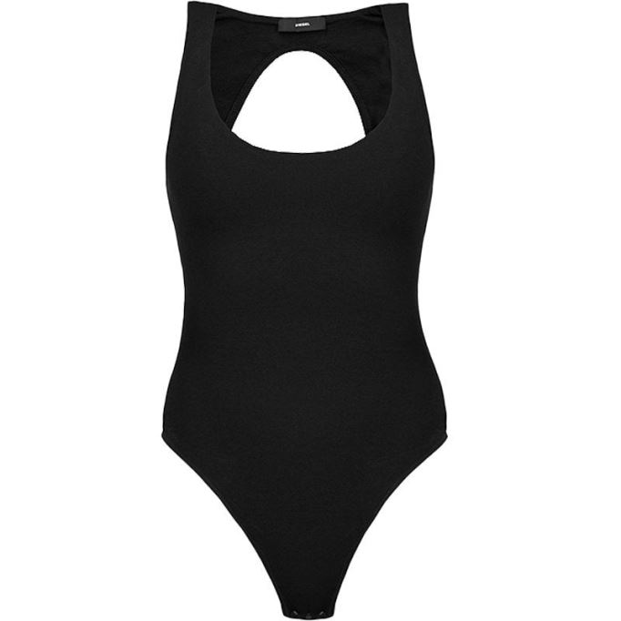 T Silvy ドレス ベスト ラウンドネック ノースリーブ カジュアル タンクトップ オープンバック ディーゼル