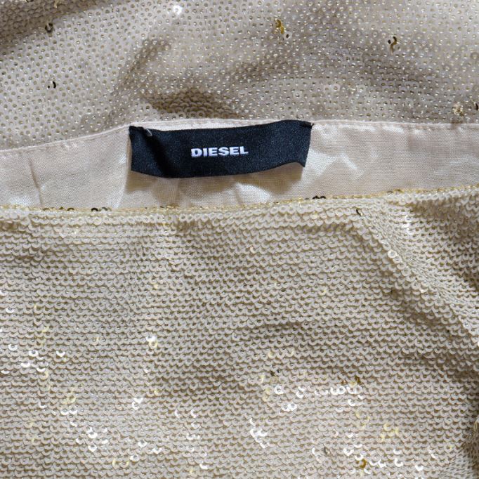 D Bookie レディース ドレス ノースリーブ ミディ シャイニー サマー パーティーウェア ピンク ドレス ディーゼル