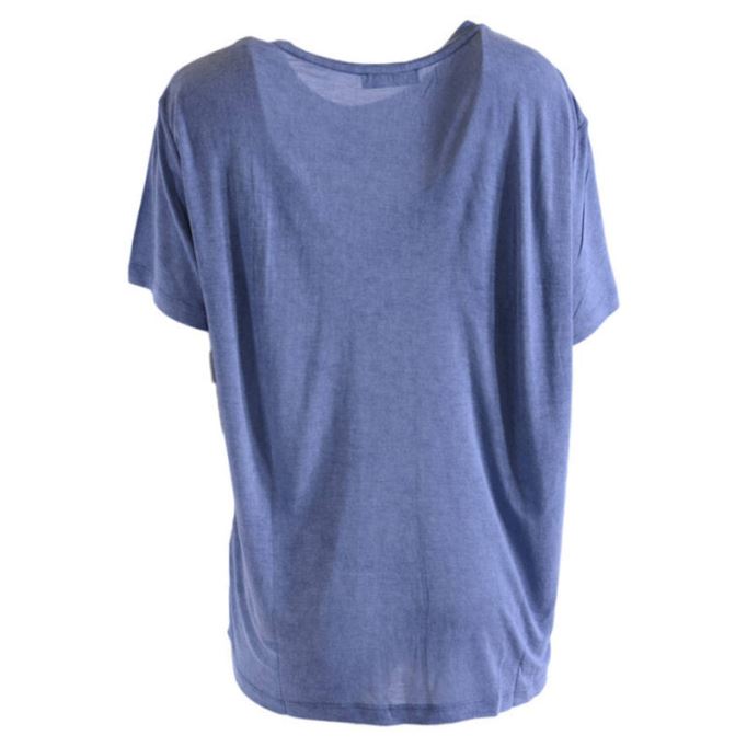 T Moriprint レディース Tシャツ クルーネック 半袖 クラシック ルーズフィット ティー ディーゼルグレー