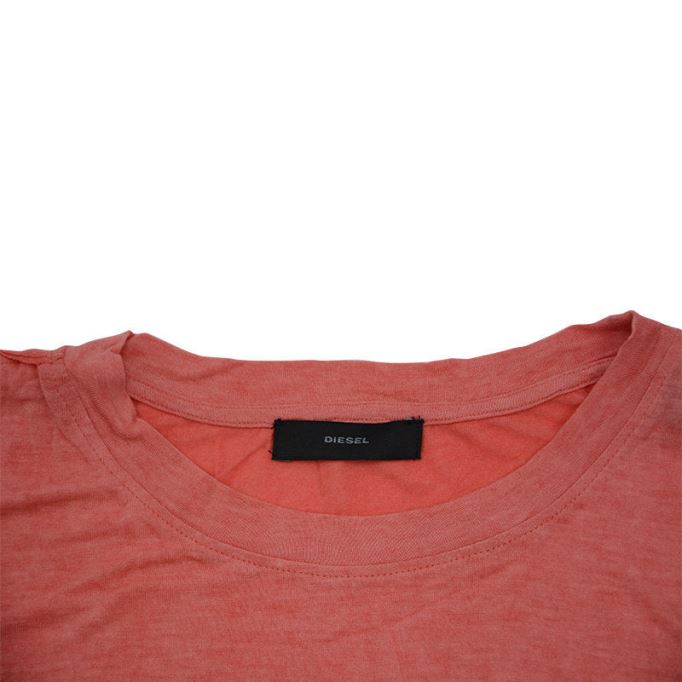 ディーゼル T ハンナ Aa 女性の T シャツ クルーネック ノースリーブ トップ カジュアルな夏の T シャツ