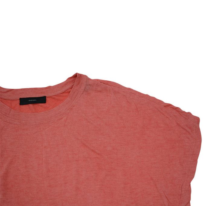 ディーゼル T ハンナ Aa 女性の T シャツ クルーネック ノースリーブ トップ カジュアルな夏の T シャツ