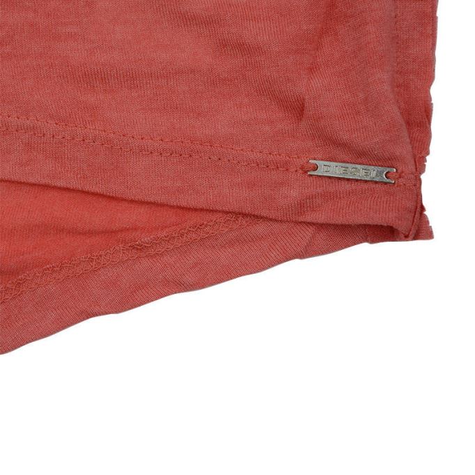 ディーゼル T ハンナ Aa 女性の T シャツ クルーネック ノースリーブ トップ カジュアルな夏の T シャツ