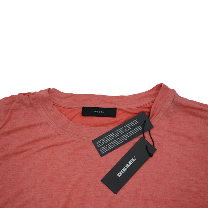 ディーゼル T ハンナ Aa 女性の T シャツ クルーネック ノースリーブ トップ カジュアルな夏の T シャツ