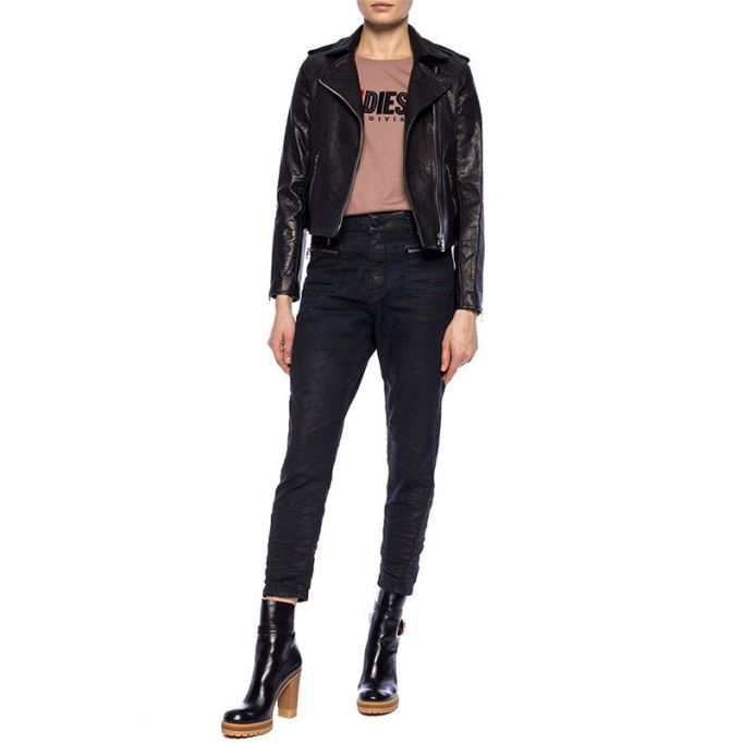 T Jacky D レディース Tシャツ クルーネック 半袖 トップス カジュアル サマーティー ディーゼルブルー/オフホワイト/ピンク