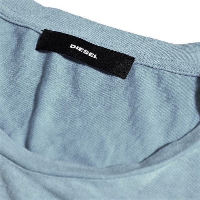 ホワイト/ブラック ディーゼル T モリ レディース Tシャツ クルーネック 半袖 カジュアル サマー コットン トップ 新品