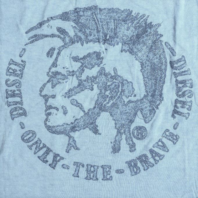 ホワイト/ブラック ディーゼル T モリ レディース Tシャツ クルーネック 半袖 カジュアル サマー コットン トップ 新品