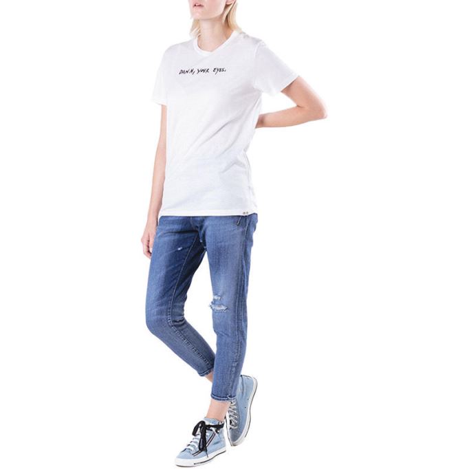 T Flavia A レディース Tシャツ クルーネック 半袖 カジュアル 夏 トップス ディーゼル