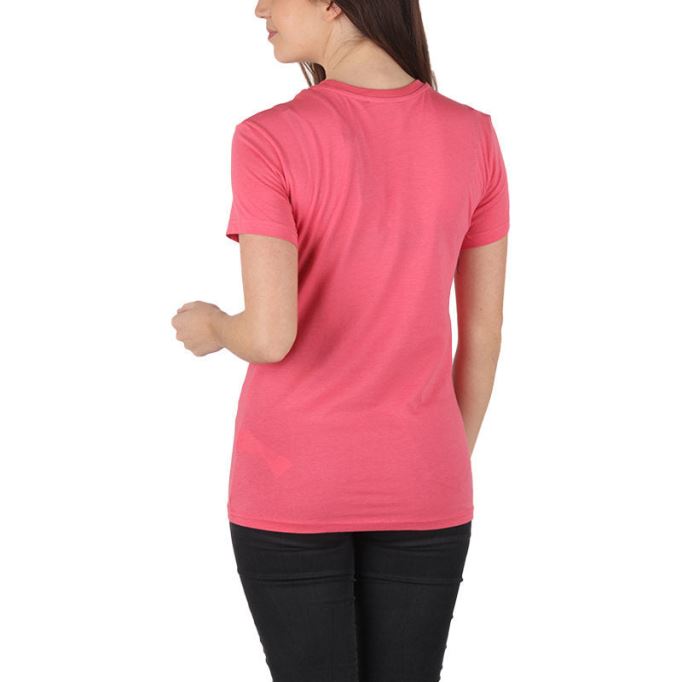 T Sully Ah B レディース Tシャツ クルーネック 半袖 カジュアル 夏 ピンク Tシャツ ディーゼル