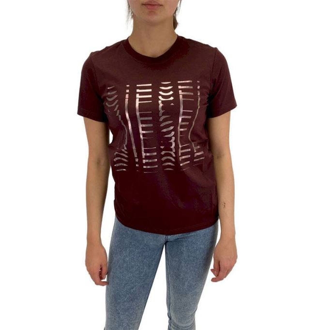 T Sily Inter レディース Tシャツ クルーネック 半袖 レギュラーフィット カジュアル トップス ディーゼル