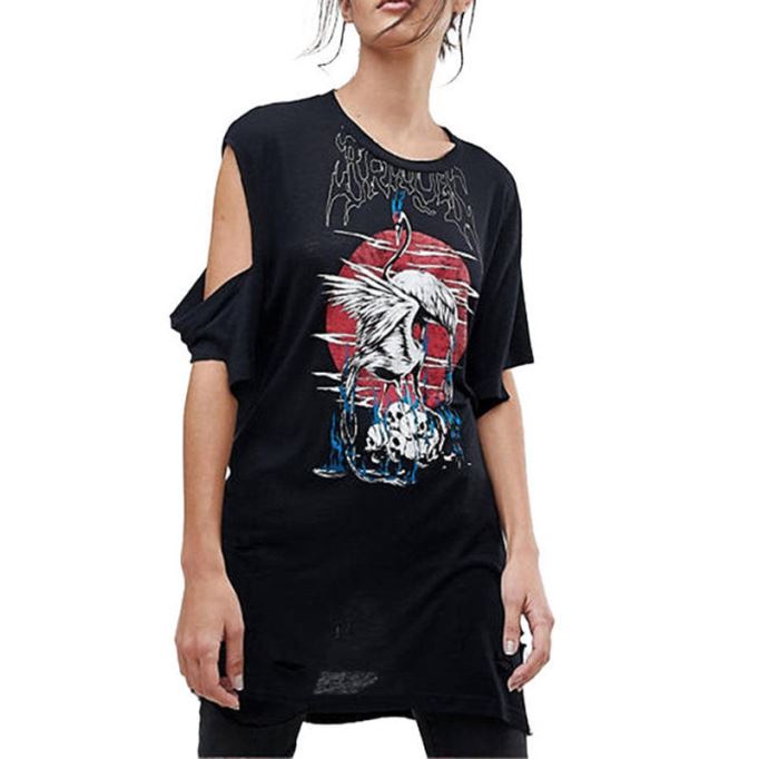 ディーゼル T シリー P レディース T シャツ クルーネック半袖レギュラー フィット カジュアル トップス