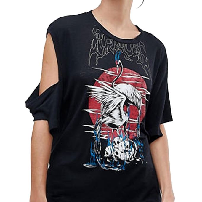 ディーゼル T シリー P レディース T シャツ クルーネック半袖レギュラー フィット カジュアル トップス