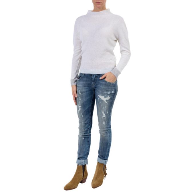 ディーゼル グループ 0856x レディース デニム ジーンズ スーパースキニー フィット ブルー フェード ジップ