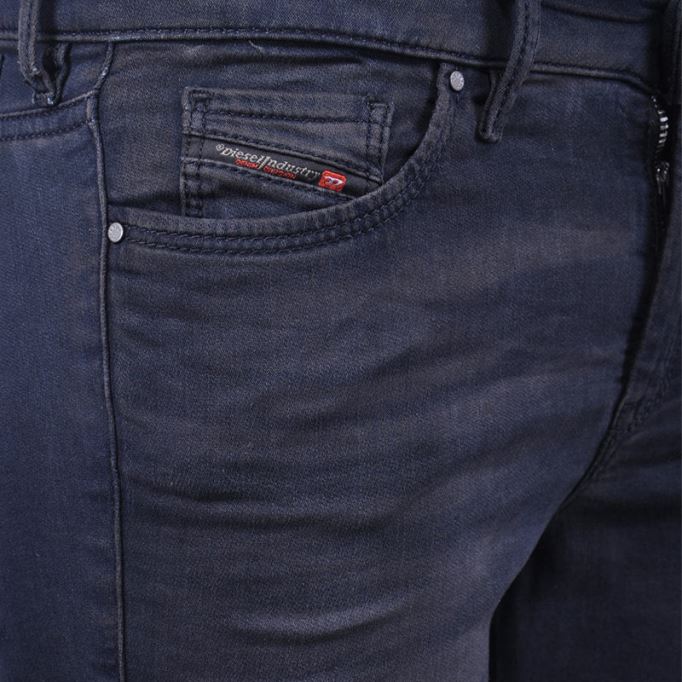 ディーゼル Doris Ne 0669q レディース デニムジーンズ スリムフィット ダメージ加工 スウェット ジョギングパンツ