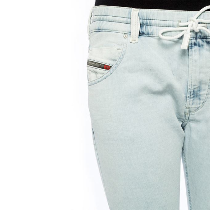 Krailey Bk Ne 0687b レディース ジーンズ スリムフィット レディース スウェット ジョグ デニム パンツ ディーゼル